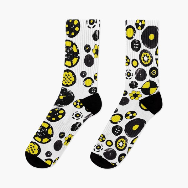 Item preview, black & yellow circles designed and sold by alisondexter.
