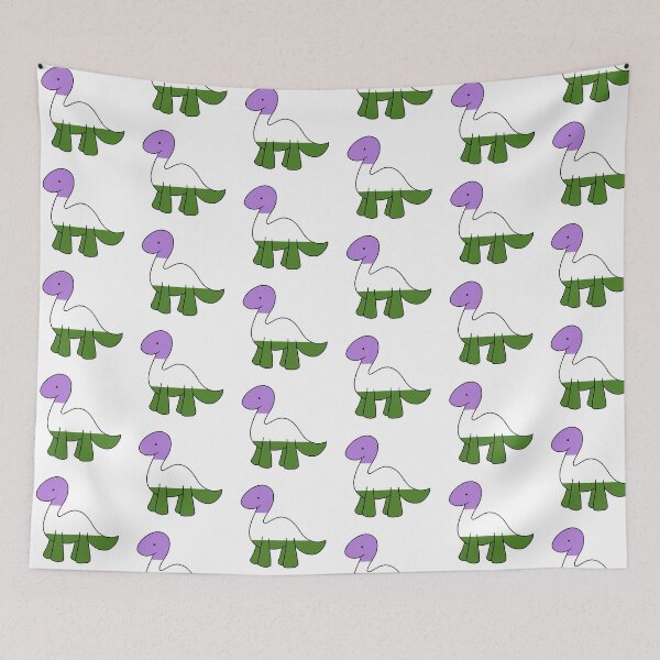 Item preview, Genderqueer Pride Dino designed and sold by vanillagutz.