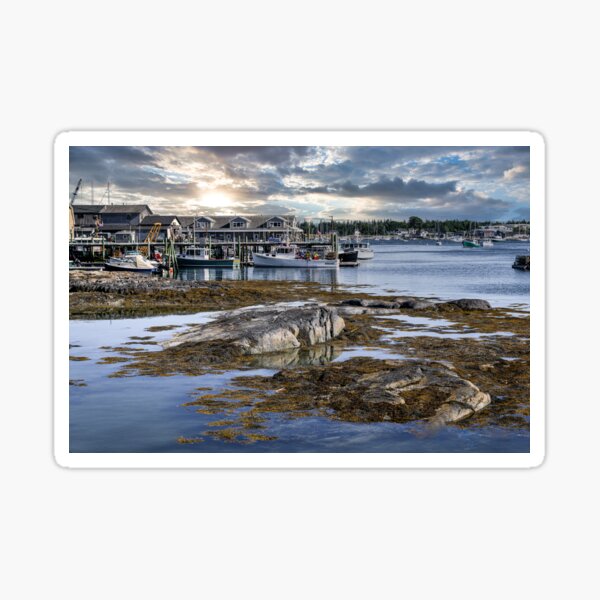 Peaceful Harbor Sticker