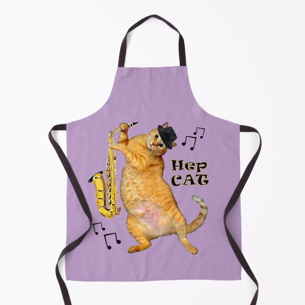 Item preview, Hep Cat Playing Saxophone - Purple Haze designed and sold by RawSunArt.