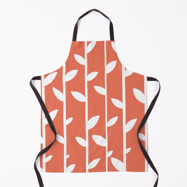 Item preview, Orange Leaves Floral Modern Contemporary Pattern designed and sold by bubblyshades.