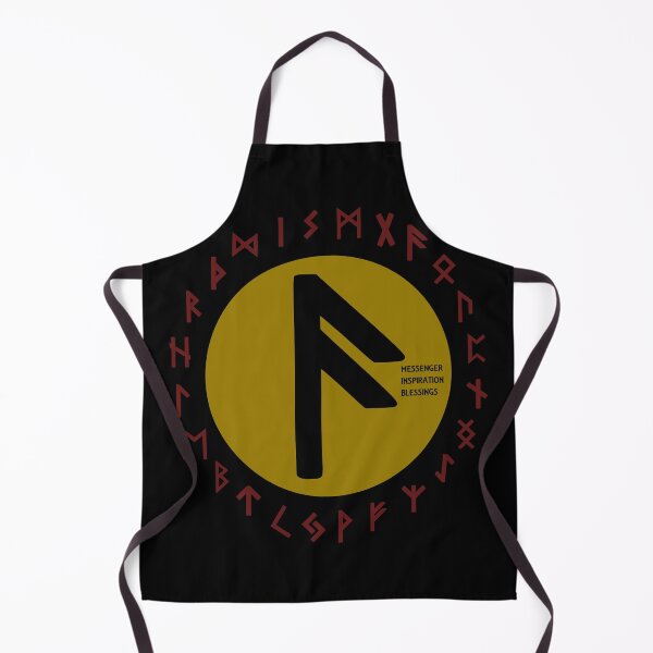 Item preview, Yellow Ansuz Futhark Rune Symbol designed and sold by Depic Spirit.