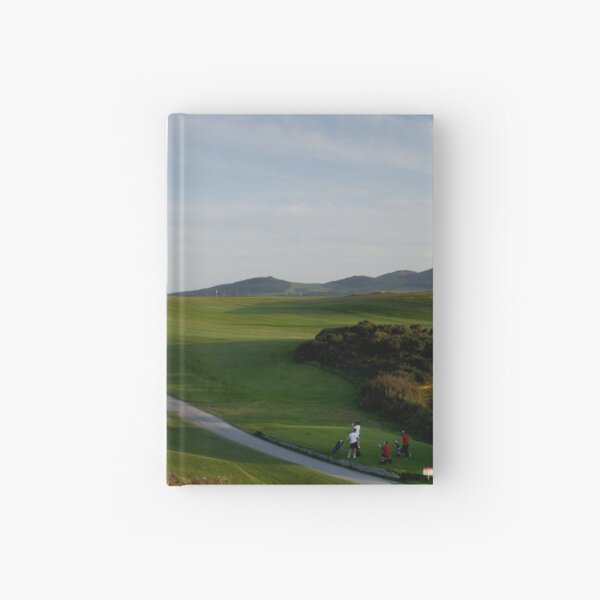 18th Hole at Nefyn Golf Club Hardcover Journal
