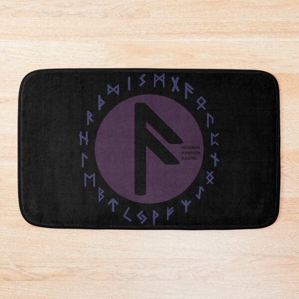 Item preview, Purple Ansuz Futhark Rune Symbol designed and sold by Depic Spirit.