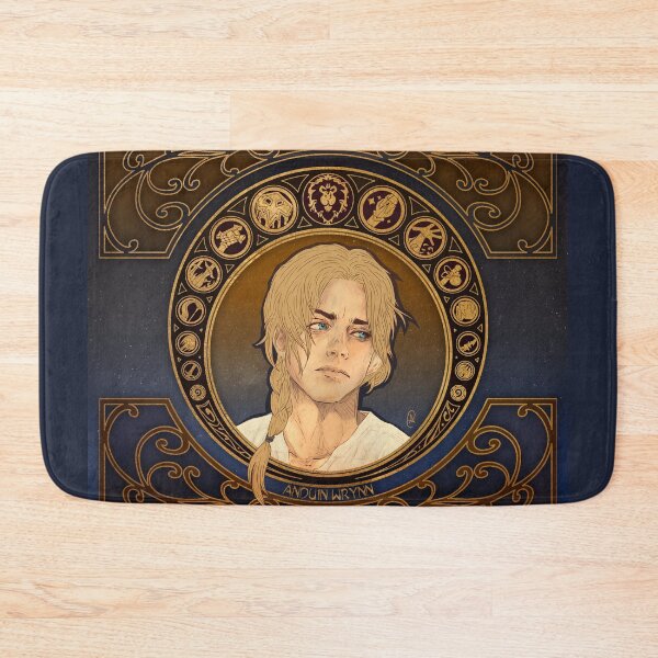 Item preview, Fanart: Anduin's portrait in Art Nouveau style designed and sold by AlexaelArtworks.