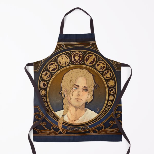 Item preview, Fanart: Anduin's portrait in Art Nouveau style designed and sold by AlexaelArtworks.