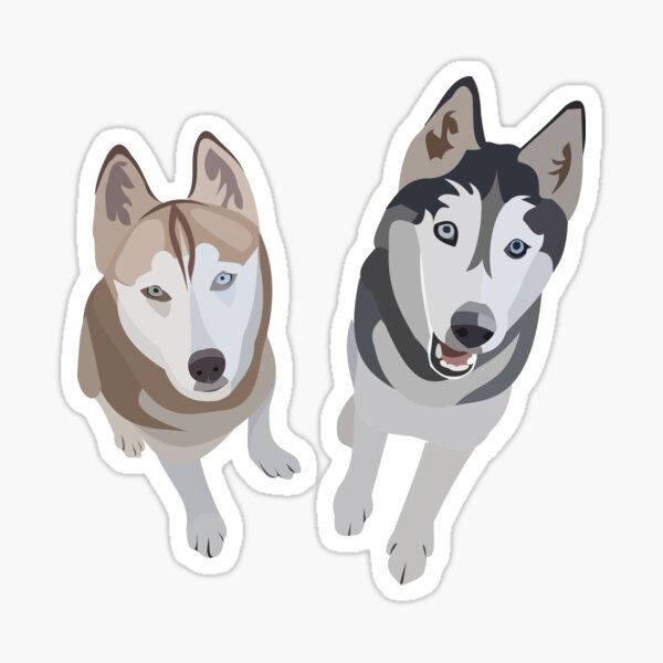 Artikel-Vorschau von Huskies, designt und verkauft von gumidomino.