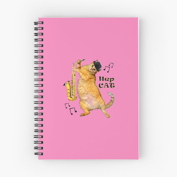 Item preview, Hep Cat Playing Saxophone - In the Pink designed and sold by RawSunArt.