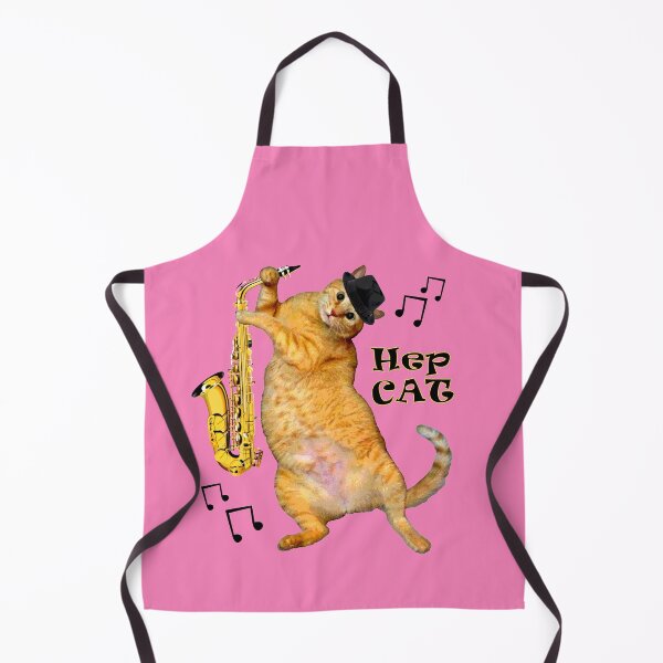 Item preview, Hep Cat Playing Saxophone - In the Pink designed and sold by RawSunArt.