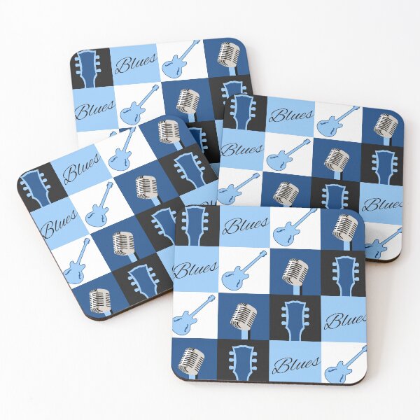 Item preview, Blues Music Pattern Design designed and sold by Lees Tees.