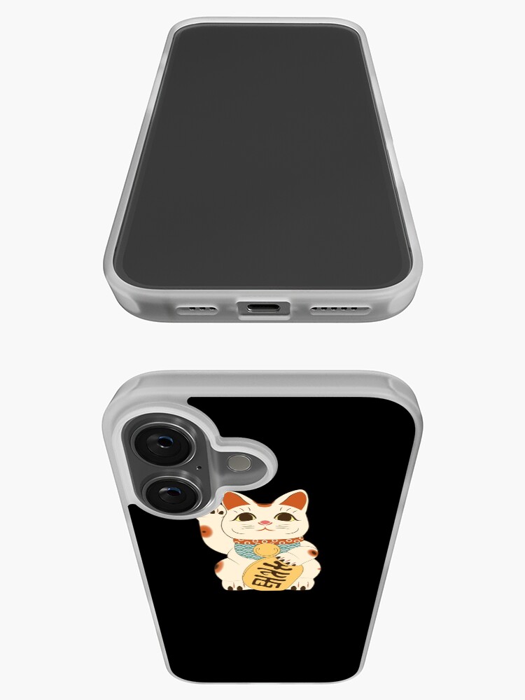 Japanese Lucky Cat Comic iPhone Case Magsafe対応 Japanese Lucky Cat Maneki Neko Japanese Fortune Neko Cat