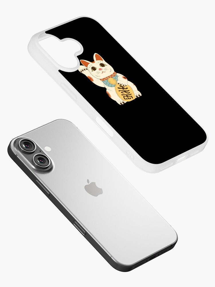 Japanese Lucky Cat Comic iPhone Case Magsafe対応 Japanese Lucky Cat Maneki Neko Japanese Fortune Neko Cat