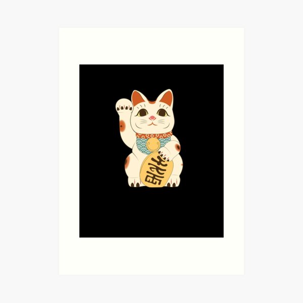 まつり猫　切り絵　原画　Fortune Cat まつり猫 切り絵 原画 Fortune Cat Lucky Cat Svg, Fortune Cat