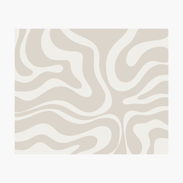 Liquid Swirl Contemporary Abstract Pattern in Light Sage Green Rug