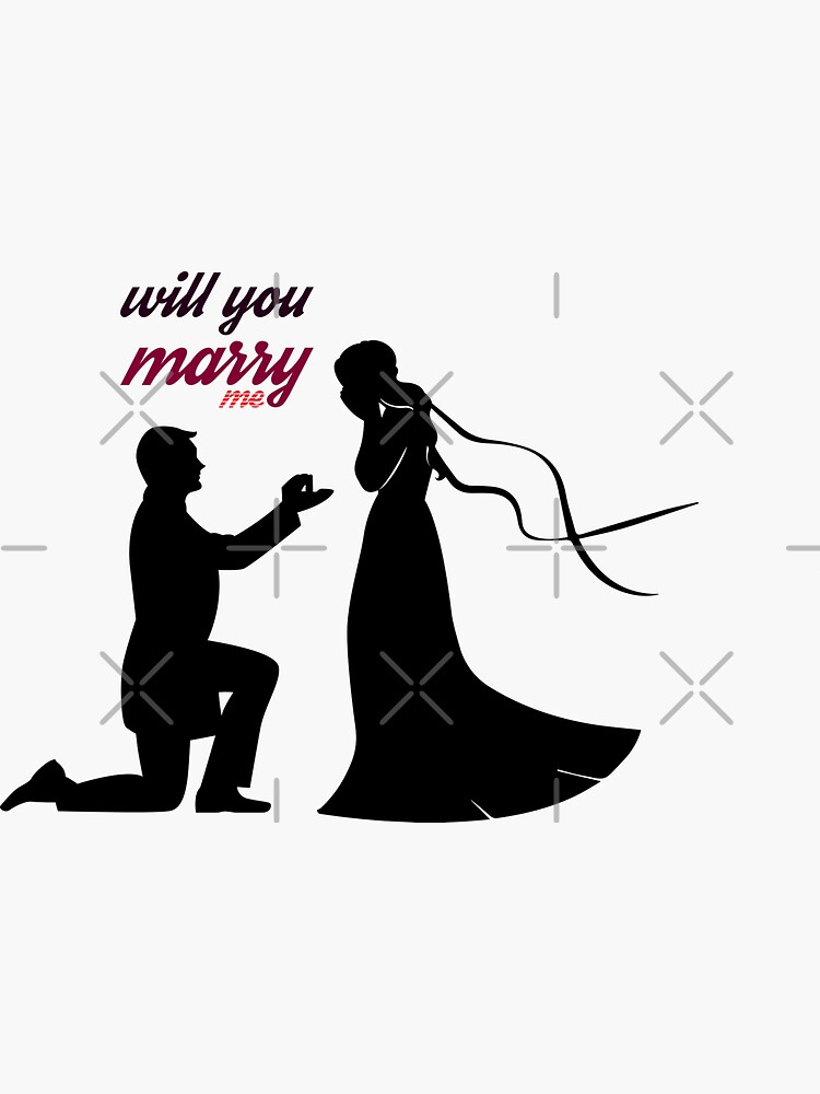 will you marry me ? | Sticker