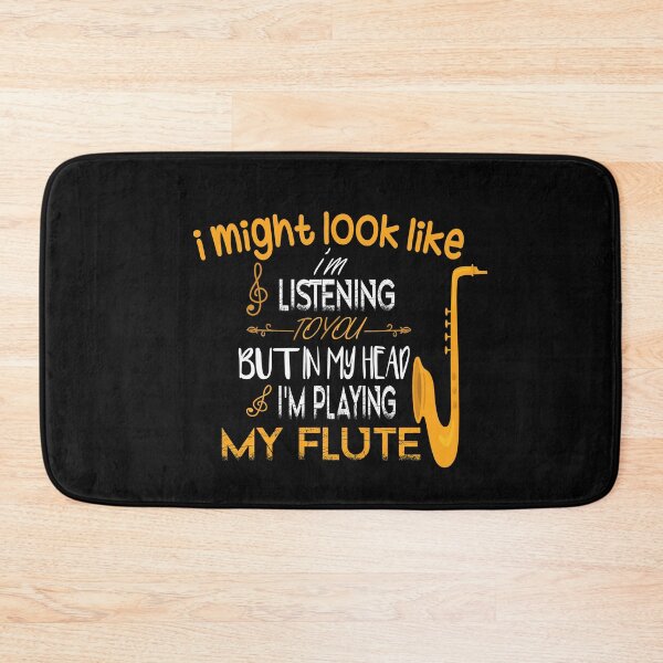Item preview, I Might Look Like I'm Listening To You But In My Head I'm Playing My Flute Classic T-shirt designed and sold by Ikgha.