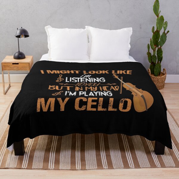 Item preview, I Might Look Like I'm Listening To You But In My Head I'm Playing My Cello Classic T-shirt designed and sold by Ikgha.
