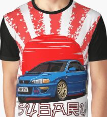 Subaru Impreza 22B WRX STI - R.I.P. EVO (Blue) Graphic T-Shirt