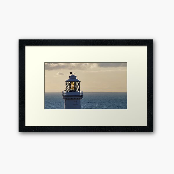 South Stack Lighthouse Watches Over Framed Art Print