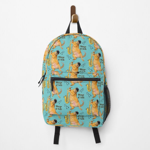 Item preview, Hep Cat Plays Saxophone - Playing the Blues designed and sold by RawSunArt.