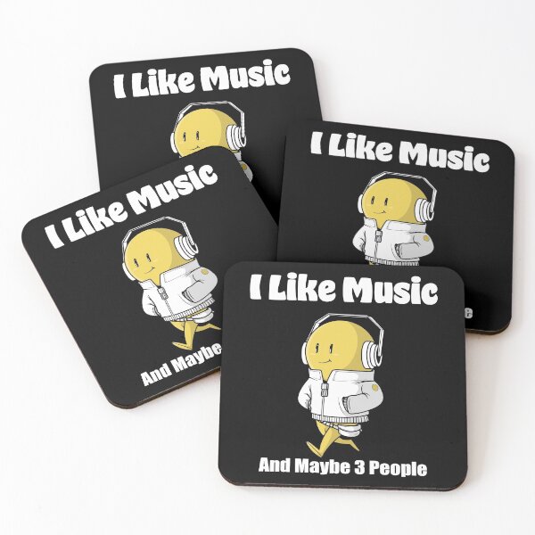 Item preview, I Like Music And Maybe 3 People Music Lovers Mixed Tape Cassette Tapes designed and sold by KLINESTORE.
