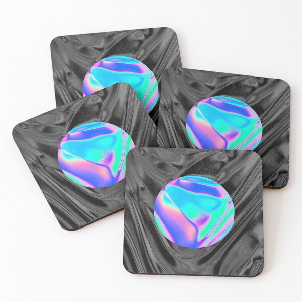Item preview, Holographic Circles II designed and sold by Wallpacas.