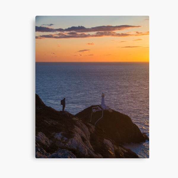 Sunset at South Stack Canvas Print