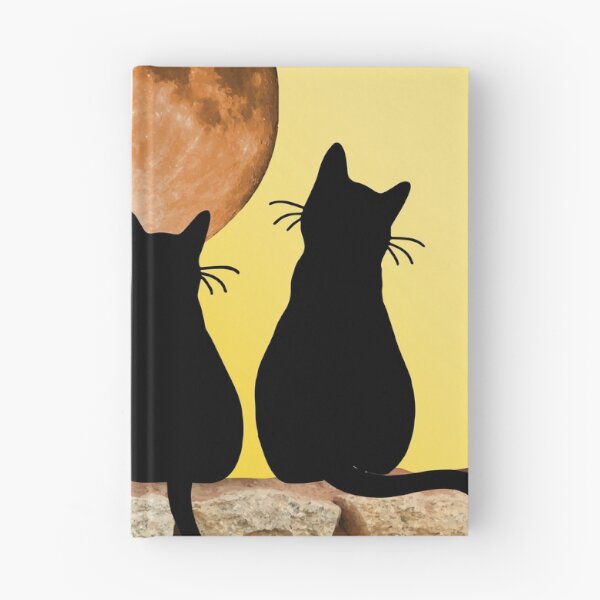 Item preview, Three Black Cat Brick wall Moon designed and sold by Move-Art.