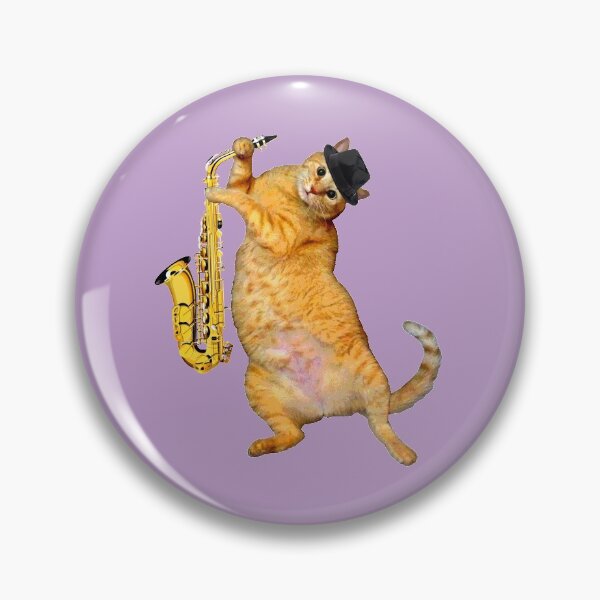 Item preview, Hep Cat with Saxophone - Purple Haze designed and sold by RawSunArt.