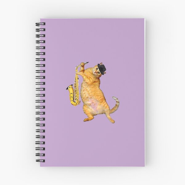 Item preview, Hep Cat with Saxophone - Purple Haze designed and sold by RawSunArt.