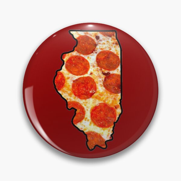 Item preview, Illinois Pepperoni Pizza designed and sold by fearcity.