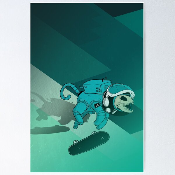 Item preview, Be a hero ! Wall edition "cat" designed and sold by Bishok.