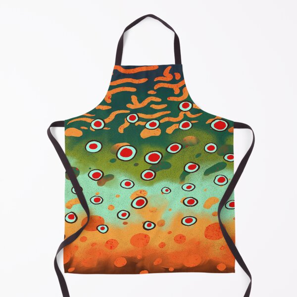 Item preview, Brook Trout Fish Pattern designed and sold by Tai Chan.