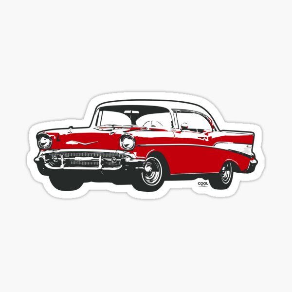 57 Red CBA Sticker