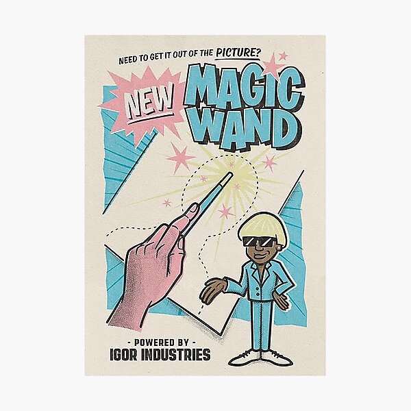 the magic wand Photographic Print