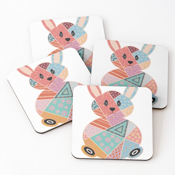 Item preview, Pattern colourful rabbit designed and sold by DomaDoma.