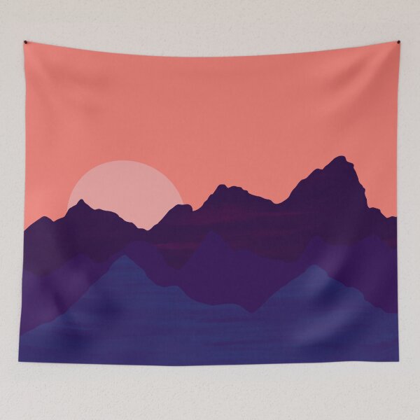 Item preview, Purple Mountain Sunset designed and sold by madibroo.