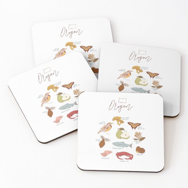Item preview, Oregon State Symbols  designed and sold by Elizabeth Tibbe.
