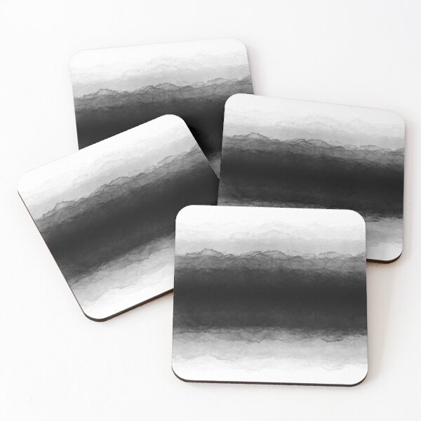 Item preview, Abstract Watercolor Ombre (black/white) designed and sold by Design Minds Boutique.
