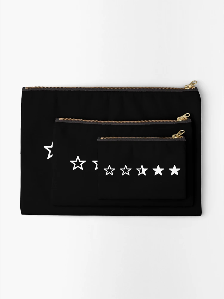 Thumbnail 2 of 4, Zipper Pouch, Star Filled Pattern Minimal Design (Pattern Collection) designed and sold by MinimalDM.
