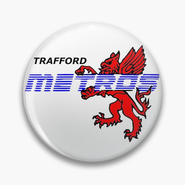 Item preview, Trafford Metros Ice Hockey Team Retro Logo designed and sold by Retrohockeyuk.