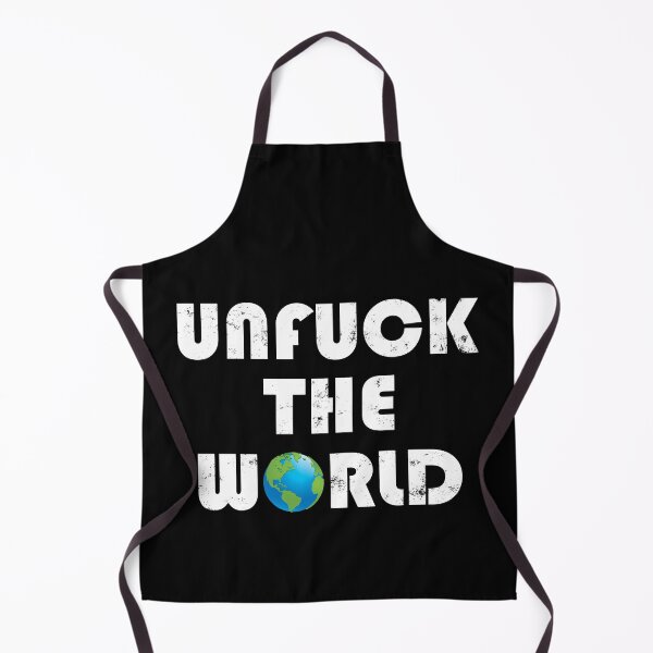 Item preview, Unfuck the world, white letters designed and sold by nikolaj1301.