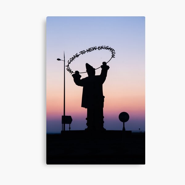 New Brighton Rainbow Clown Canvas Print