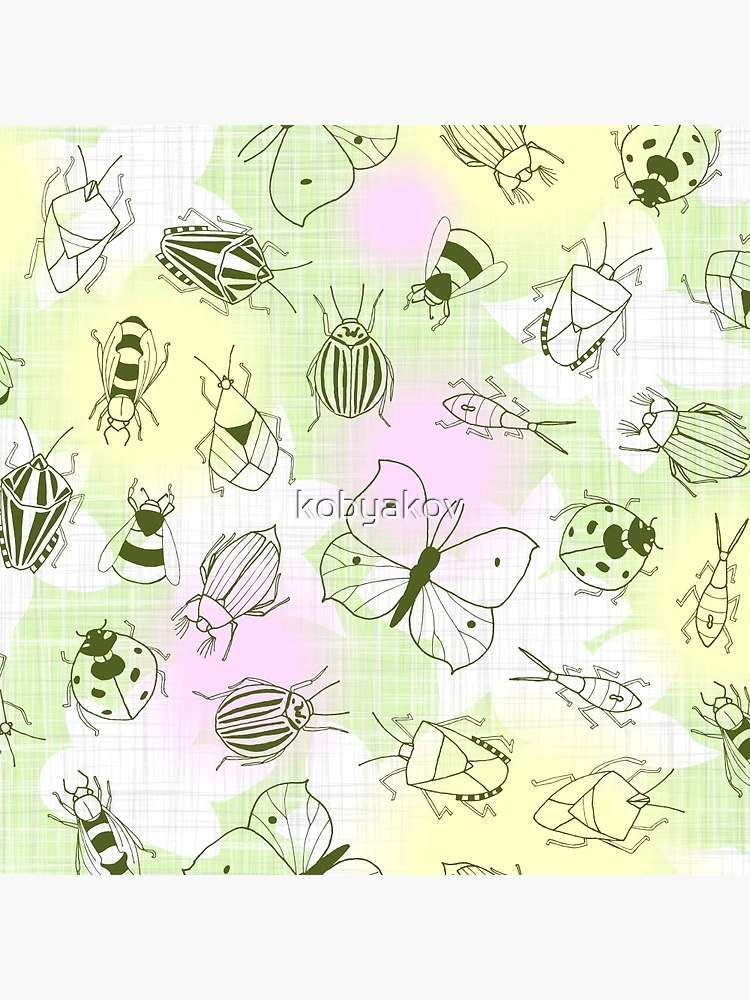 Thumbnail 3 of 3, Pin, Spring bugs designed and sold by kobyakov.