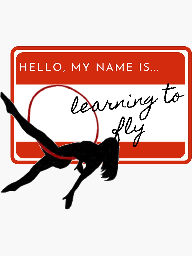 Learning To Fly Lyra Edition Sticker By Thruthewardrobe Redbubble
