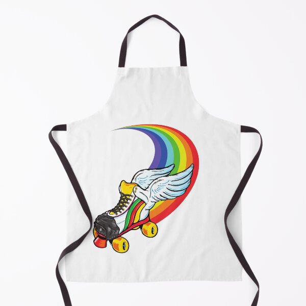 Item preview, Cute roller skating rainbow t-shirt designed and sold by PatBenjanis.