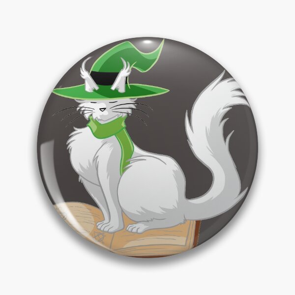 Item preview, Aromantic Pride Witch Kitty designed and sold by Kitties By Kelci.