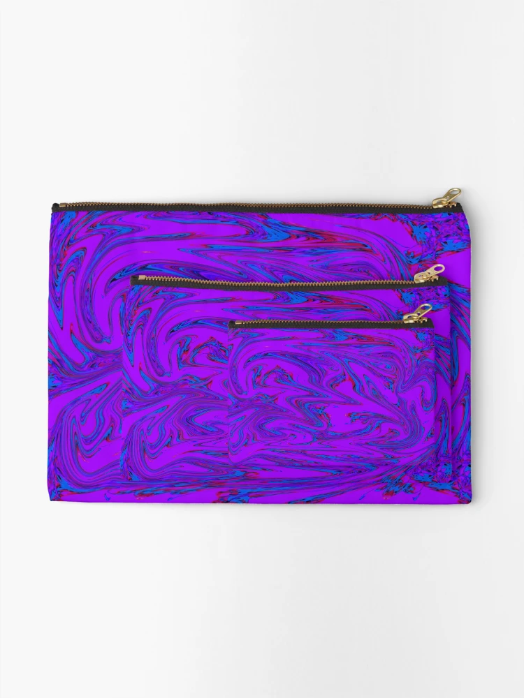 Thumbnail 2 of 4, Zipper Pouch, Smoke Design designed and sold by Rachael Atkins.