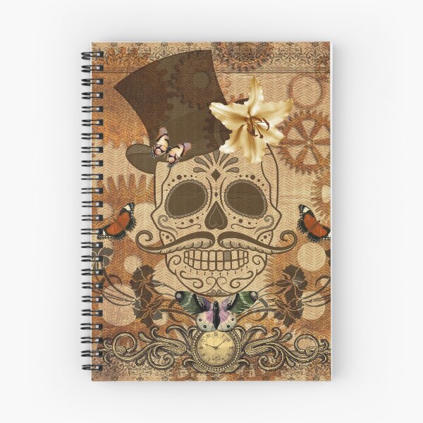 Item preview, calavera steampunk, steampunk skull designed and sold by Petitelulu.