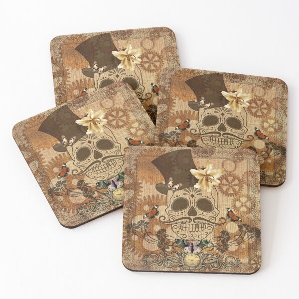 Item preview, calavera steampunk, steampunk skull designed and sold by Petitelulu.